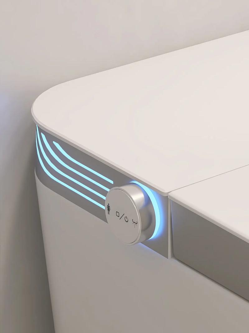 玻璃磚隔斷與智能馬桶，現代衛(wèi)生間的舒適美學