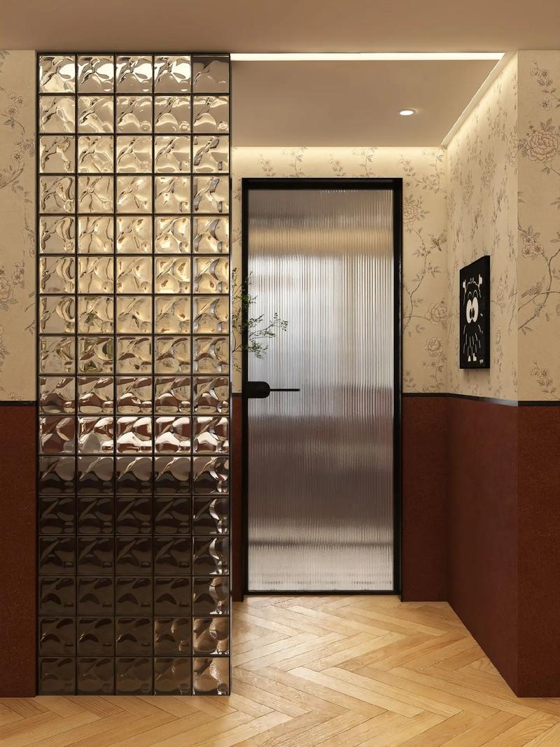 濃郁復(fù)古衛(wèi)生間 玻璃隔斷美翻了！